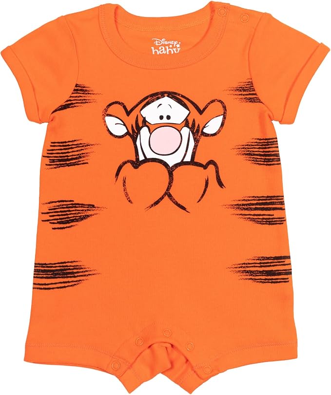 Disney Baby Boys' 2-Piece Romper and Bucket Hat Set Newborn to Infant - Image 4
