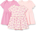Amazon Essentials Baby Girls' Short Sleeve Bodysuit Dress, Everyday Dresses by AmazonEssentials