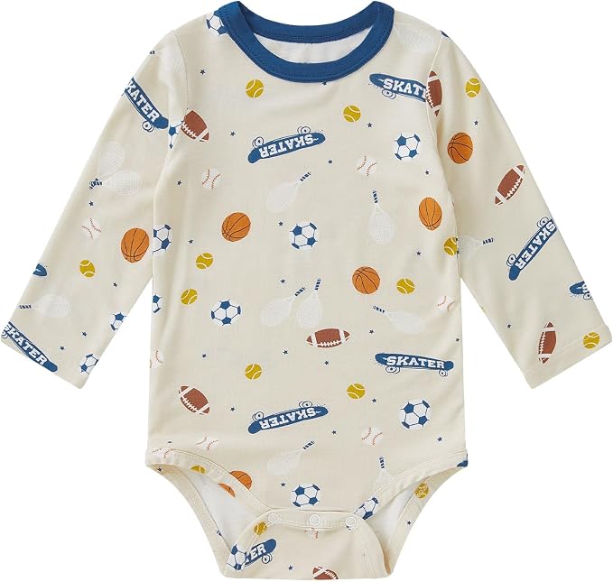 pureborn Baby Girls Boys Bodysuit Super Soft Cotton Romper 0-24 Months | by pureborn