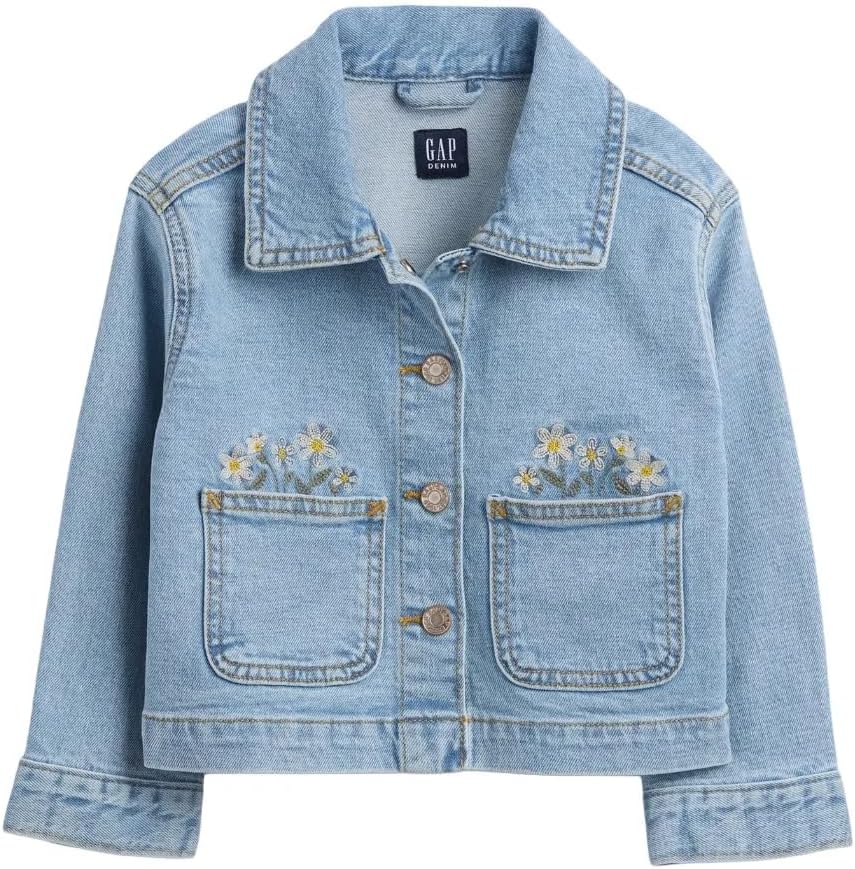 GAP Baby Girls' Novelty Denim Jacket by GAP