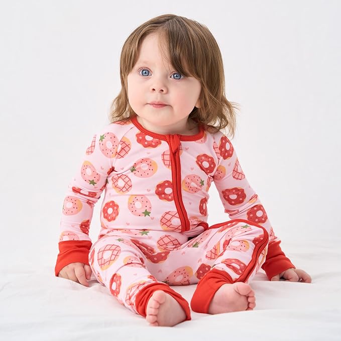 pureborn Baby Sleeper Viscose from Bamboo Zipper Footies 0-24 Months - Image 2
