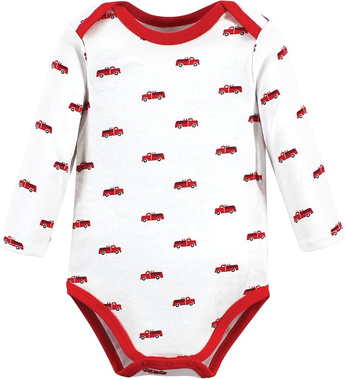 Hudson Baby baby-boys Cotton Long-sleeve Bodysuits 3-pack - Image 5