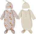 2-Pack Baby Sleeper knotted Gown Boy Girl Nightgown by Merqwadd