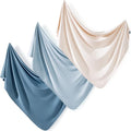 3 Pack Newborn Swaddle Blanket, Ultra Soft Stretchy Jersey Knit Extra Large by BUYNOW