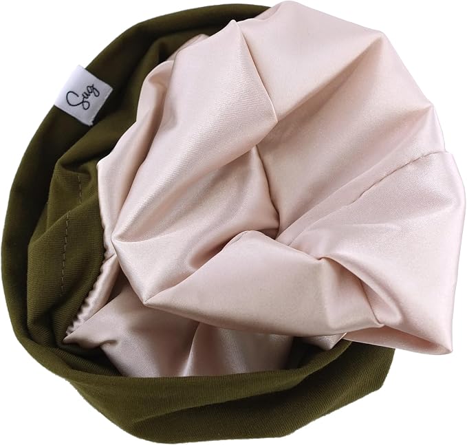 Jersey Beanie Hat for Newborn Baby Boys Girls Silky Satin Lined Hats Bonnet - Image 4
