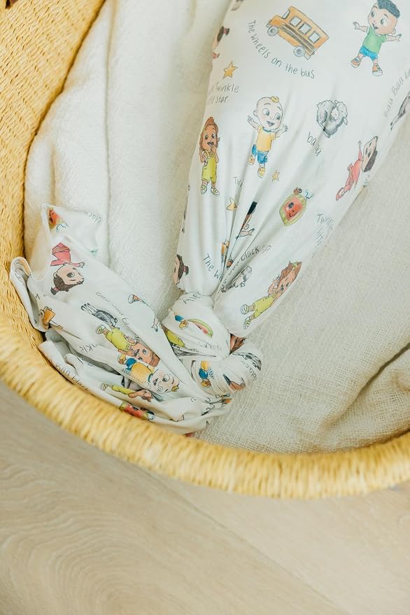 Copper Pearl Swaddle Blankets for Newborns | Soft Stretchy Receiving Blankets - Image 4