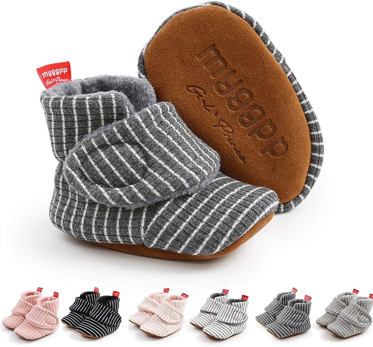 Ohwawadi Infant Baby Slippers Girls Boys Booties Warm Baby Socks Shoes Newborn by Ohwawadi