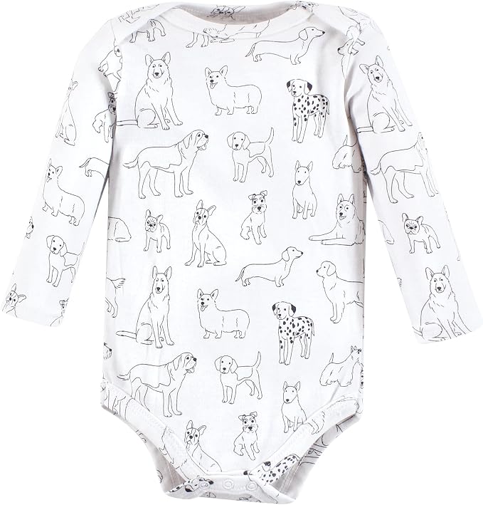 Hudson Baby baby-boys Cotton Long-sleeve Bodysuits 3-pack - Image 4