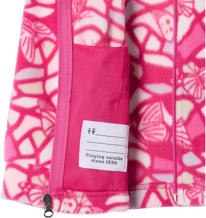 Columbia Youth Girls Benton Springs II Printed Fleece Jacket - Image 3