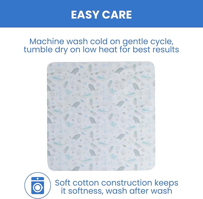 Delta Children 100% Organic Jersey Cotton Baby Receiving Blankets - Image 8
