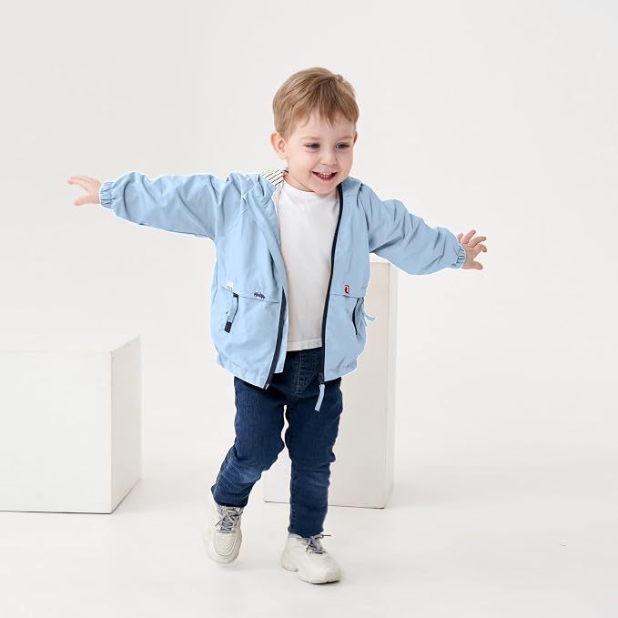 Volunboy Toddler Boys Spring Windbreaker Lightweight Jacket | baby boy - Image 2