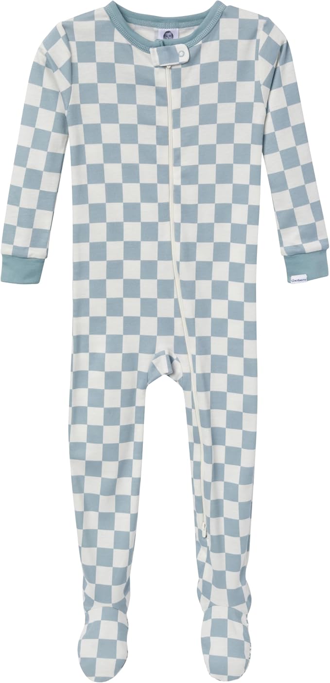 Gerber Baby Boys 4-Pack Footed Pajamas - Image 3