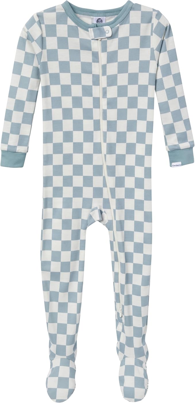 Gerber Baby Boys 4-Pack Footed Pajamas - Image 3