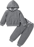 Happy Town Baby Fall Outfits for Girl Boy Long Sleeve Hoodie Top and Long by HappyTown
