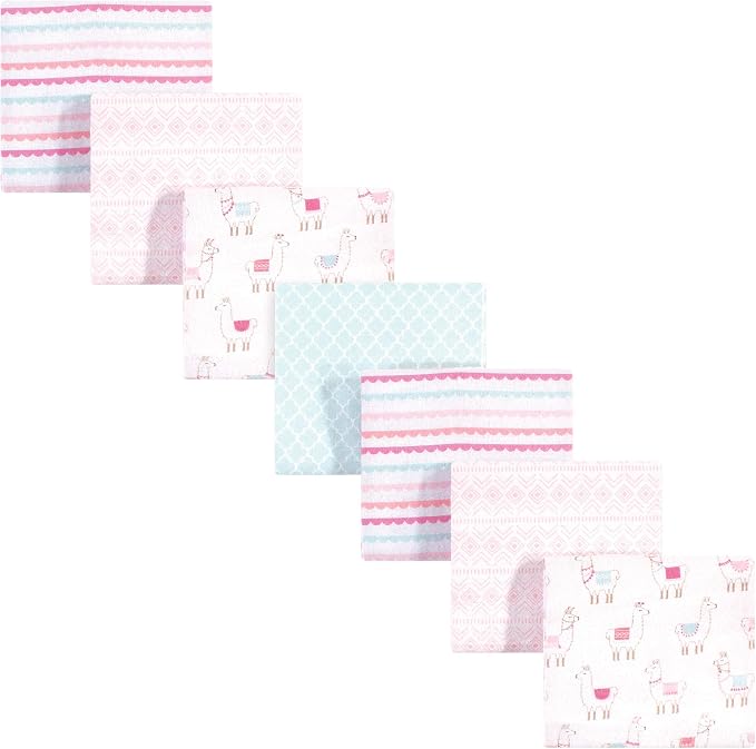 Hudson Baby Unisex Baby Cotton Flannel Receiving Blankets Bundle, One Size by HudsonBaby