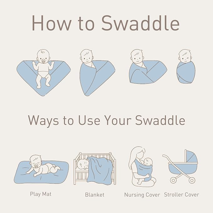 GLLQUEN BABY Muslin Swaddle Blankets - Image 6