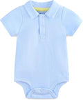 Baby Girl Collared Onsie Polo Bodysuit Boy Cotton Romper Short Sleeve 0~24M by Unknown