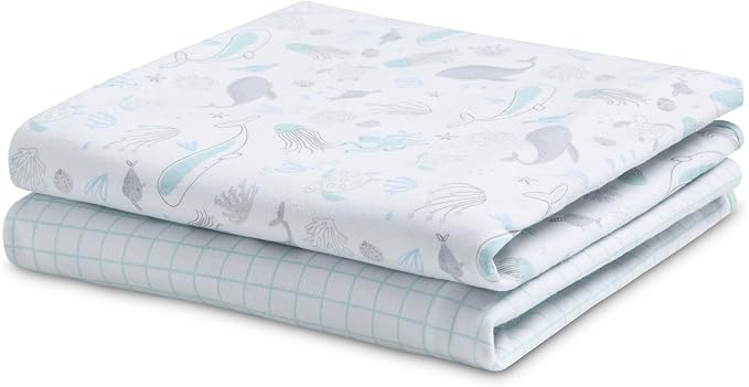 Delta Children 100% Organic Jersey Cotton Baby Receiving Blankets - Image 12