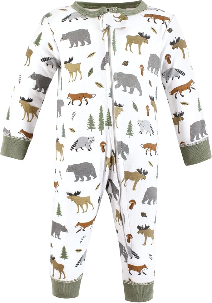 Hudson Baby Unisex Baby Cotton Sleep and Play - Image 3