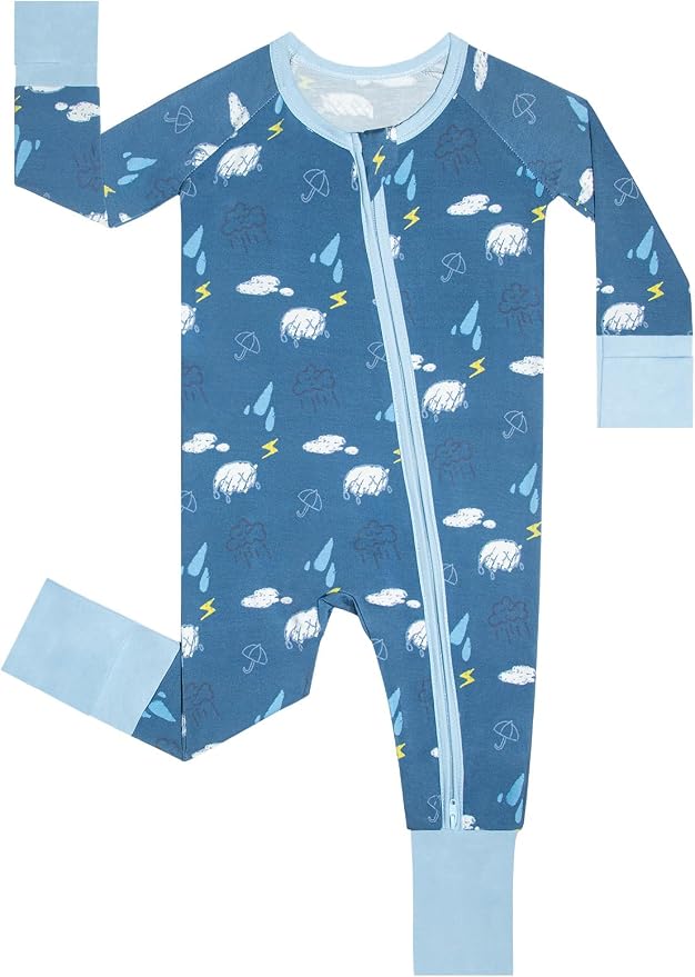 GUISBY Baby Footless Pajamas, Rayon of Bamboo, NB-2T | Rayon of bamboo softness by GUISBY