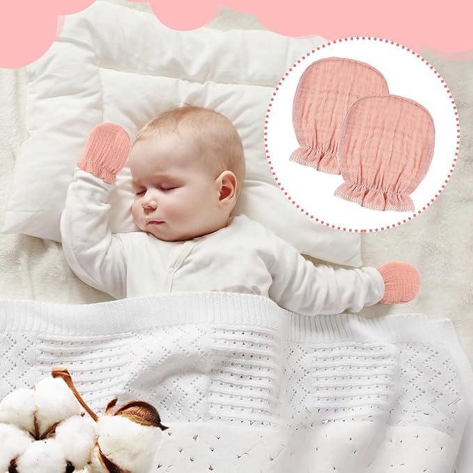 Baby Mittens Newborn No Scratch 0-6 Months - Image 6