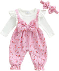 Newborn Baby Girl Clothes Ruffle Sleeve Jumpsuit Corduroy Floral by mlpeerw