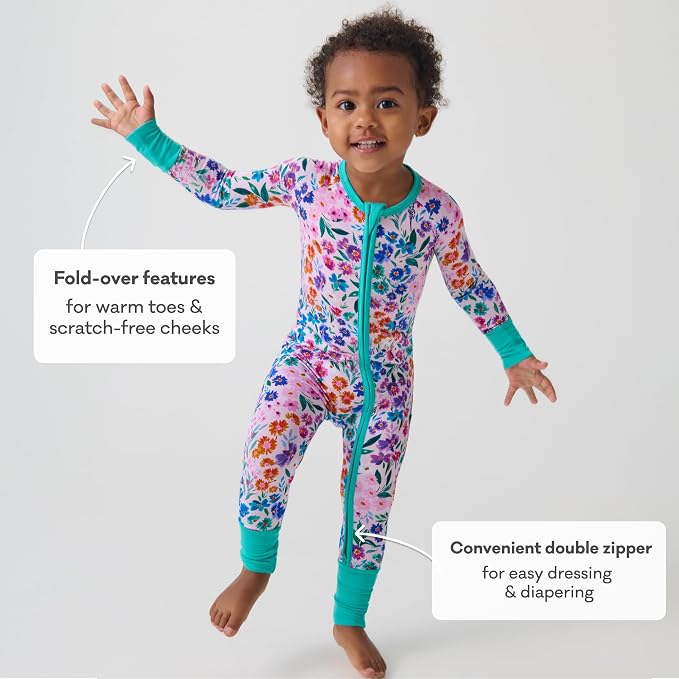 Little Sleepies Pajamas for Baby Boys & Girls, Viscose from Bamboo Baby Pajamas - Image 6