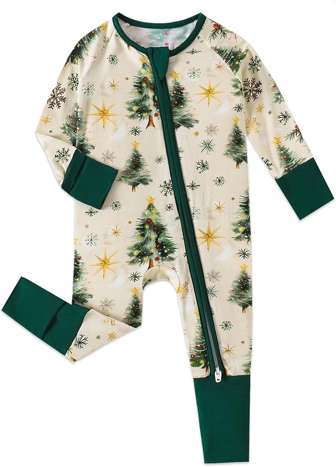 Baby Viscose of Bamboo Convertible Footie Pajamas by Cabahata