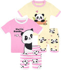 DAUGHTER QUEEN Girls Summer Pajamas Set 4 Pieces 100% Cotton Sleepwear Size 18 by DAUGHTERQUEEN