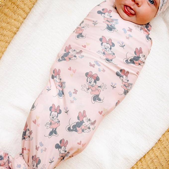 Copper Pearl Swaddle Blankets for Newborns | Soft Stretchy Receiving Blankets - Image 8