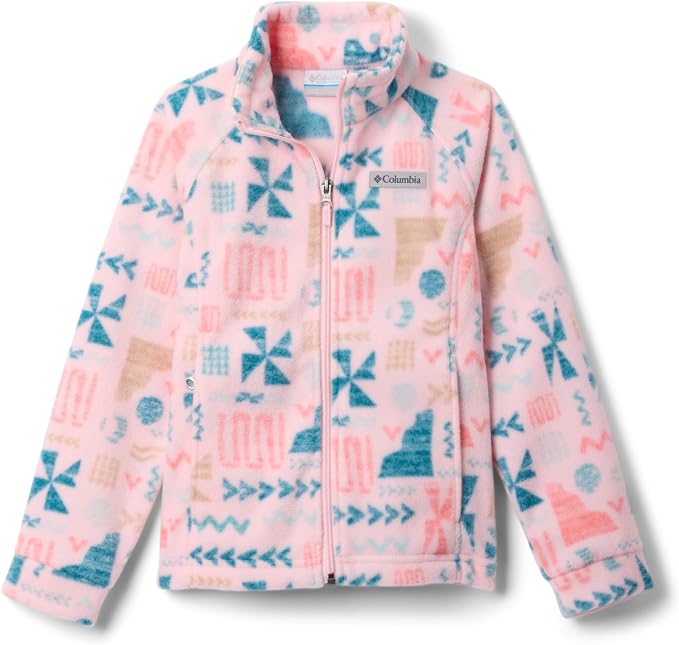 Columbia Youth Girls Benton Springs II Printed Fleece Jacket by Columbia