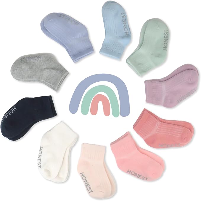 HonestBaby Baby Girls' Cozy Socks - Image 4