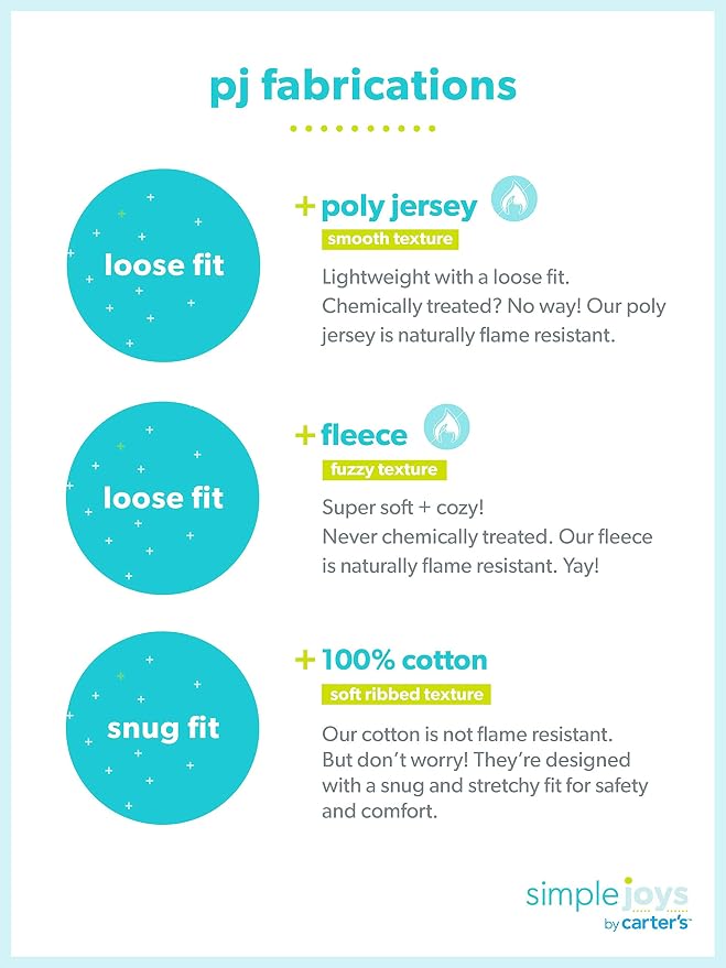 Simple Joys by Carter's Baby Boys 3 pack Snug Fit Footed Cotton Pajamas - Image 5