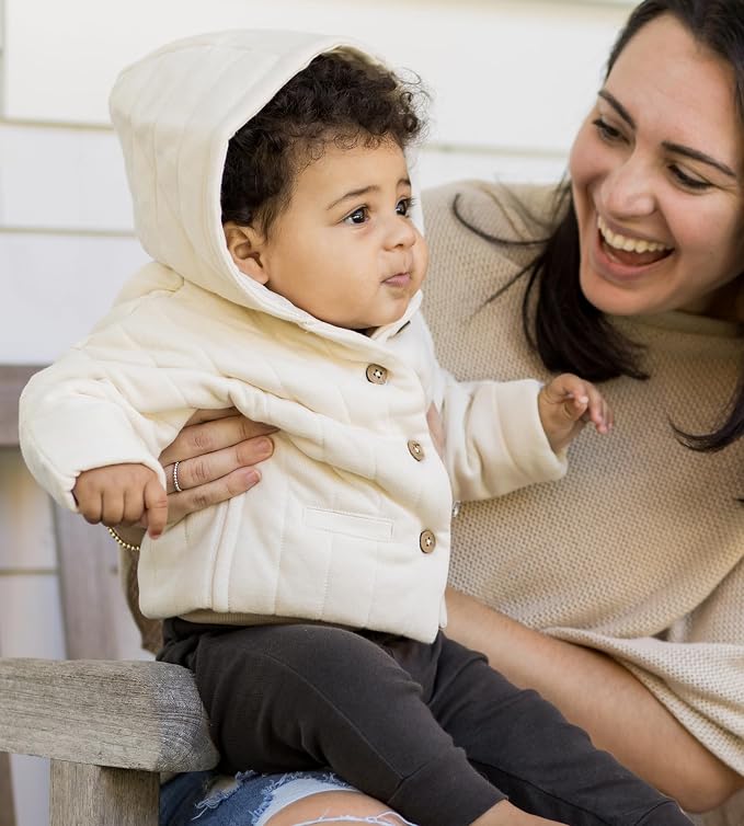 Burt's Bees Baby Unisex Jacket, Lightweight Zip-up Sweatshirt Hooded Coat or - Image 3