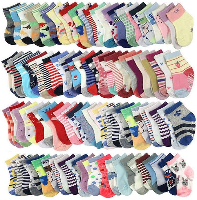 WAFUNNE 20 Pairs Baby Socks Wholesale by WAFUNNE