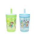 Zak Designs PAW Patrol Kelso Toddler Cups For Travel or At Home, 15oz 2-Pack Durable Plastic Sippy Cups With Leak-Proof Design is Perfect For Kids (Chase, Marshall, Rubble, & More)