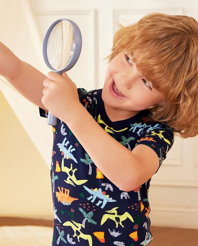 babee Reshinee Bamboo Viscose Toddler Boys Pajamas Set, Short Sleeve Kids - Image 8