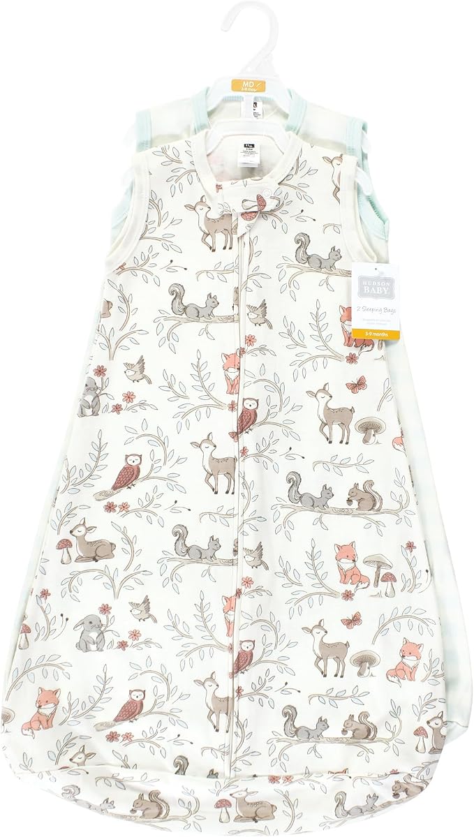 Hudson Baby Unisex Baby Cotton Long-Sleeve Wearable Sleeping Bag - Image 2