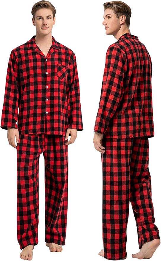 Schbbbta Family Matching Pajamas Holiday Sleepwear Long Sleeve Pjs Sets