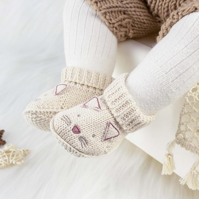 Baby Booties Newborn Infant Hand Crochet Knit Cotton Shoes Booties First - Image 2