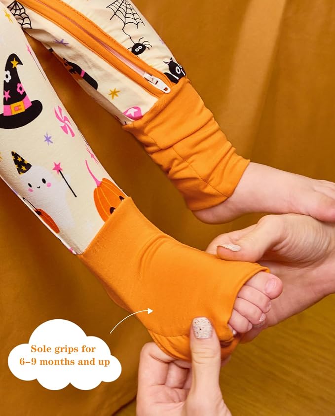 babee Reshinee Viscose derived from bamboo Baby Pajamas Convertible Footie - Image 6