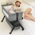 BCOL 3 in 1 Baby Bassinet Bedside Sleeper, Bedside Crib by BCOL