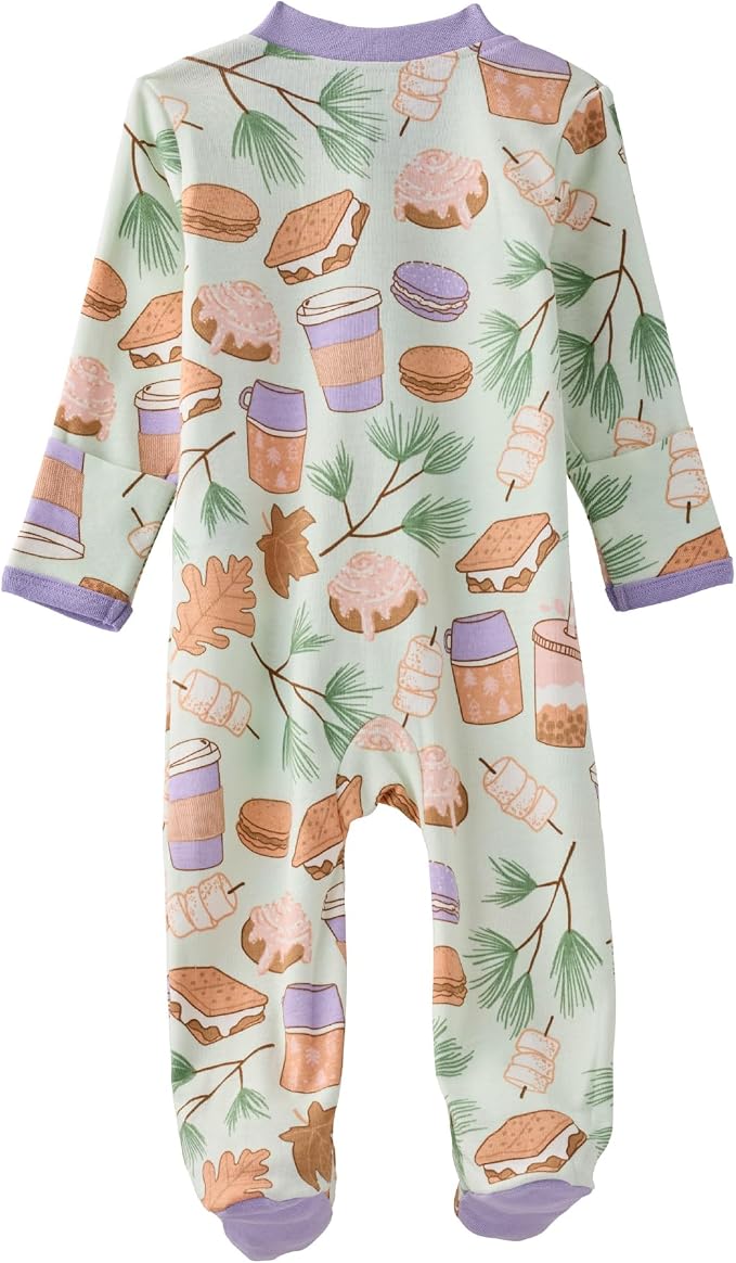 Butterblu Scout Sleep & Play 100% Organic Cotton Footed Zip Front PJs | GOTS - Image 3