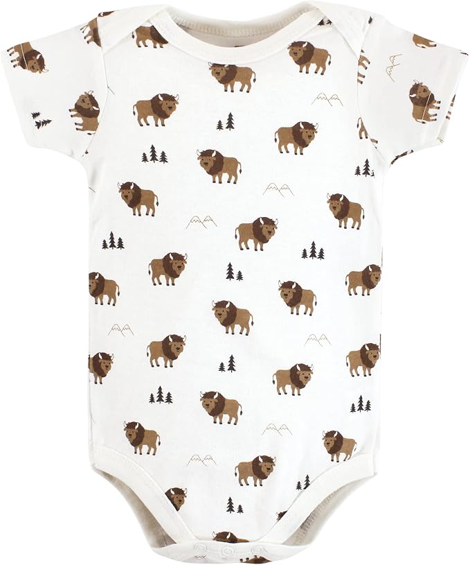 Hudson Baby Baby Boys' Cotton Bodysuits 7-pack - Image 8