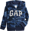 GAP Baby Boys' Playtime Favorites Logo Full Zip Hoodie Hooded Sweatshirt by GAP
