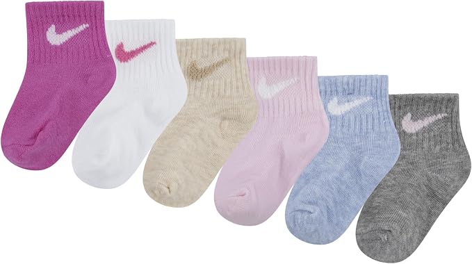 Nike Baby 6-pack Baby/Toddler Basic Socks by Unknown