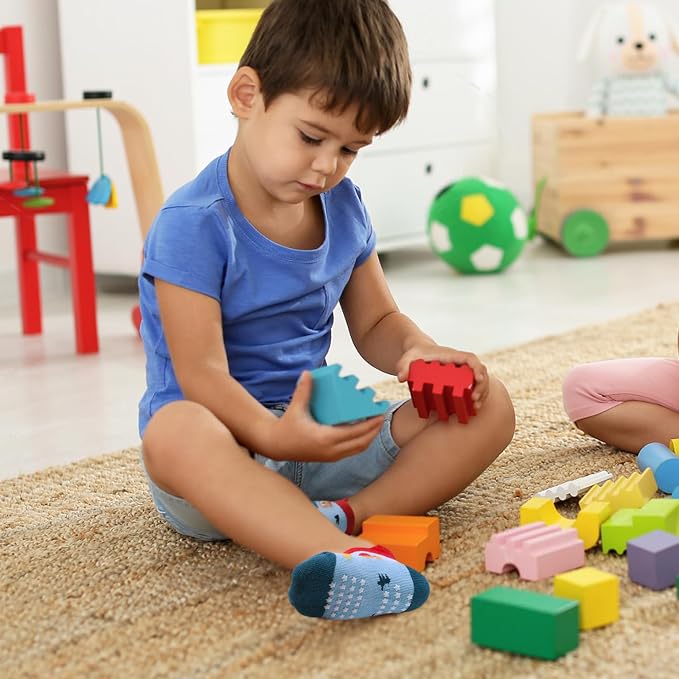 Toddler Non Slip Grip Ankle Socks - Image 3