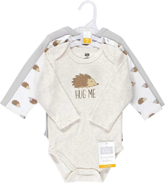 Hudson Baby Unisex Baby Cotton Bodysuits - Image 2