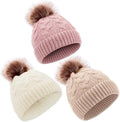 DANMY Baby Beanie Hat, Infant Newborn Toddler Winter Warm Knit Cap by DANMY