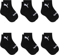 PUMA Unisex Baby 6-pack Infant Anklet Socks, Extra Cushion & Comfort-toe by PUMA